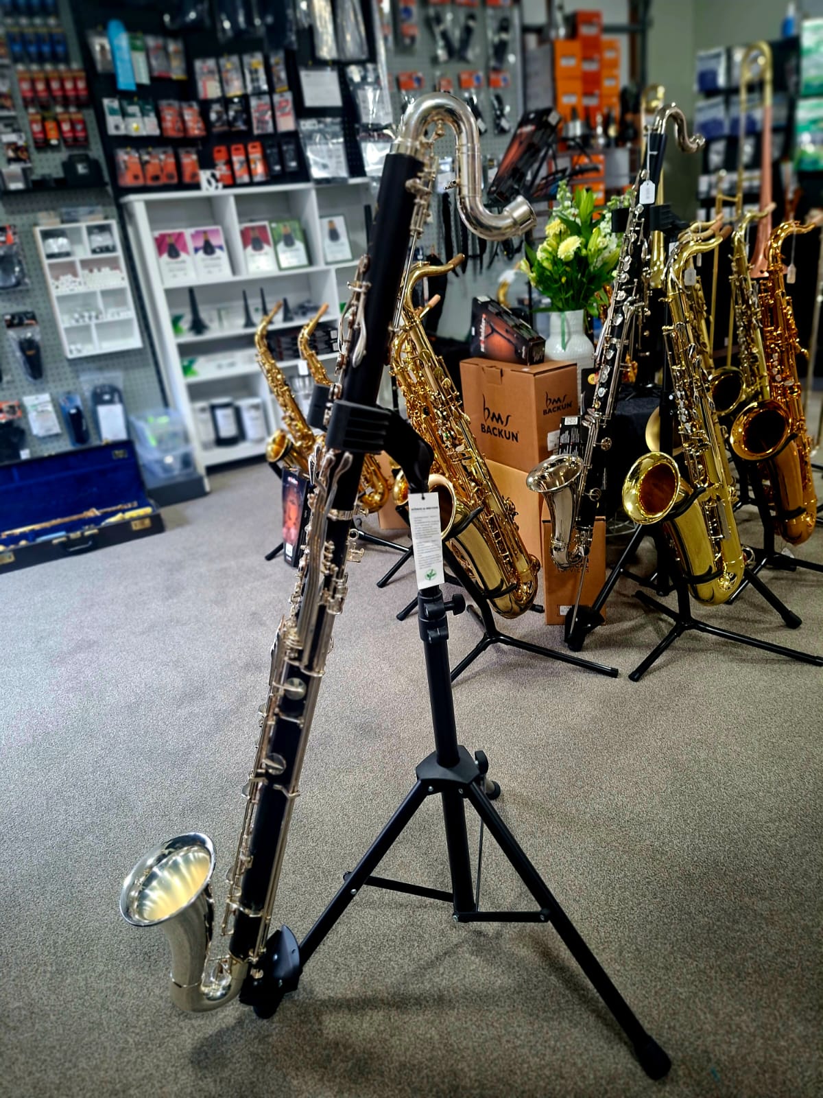 Pre-Loved Henri SELMER Paris Privilege Low C Bass Clarinet - Image 2
