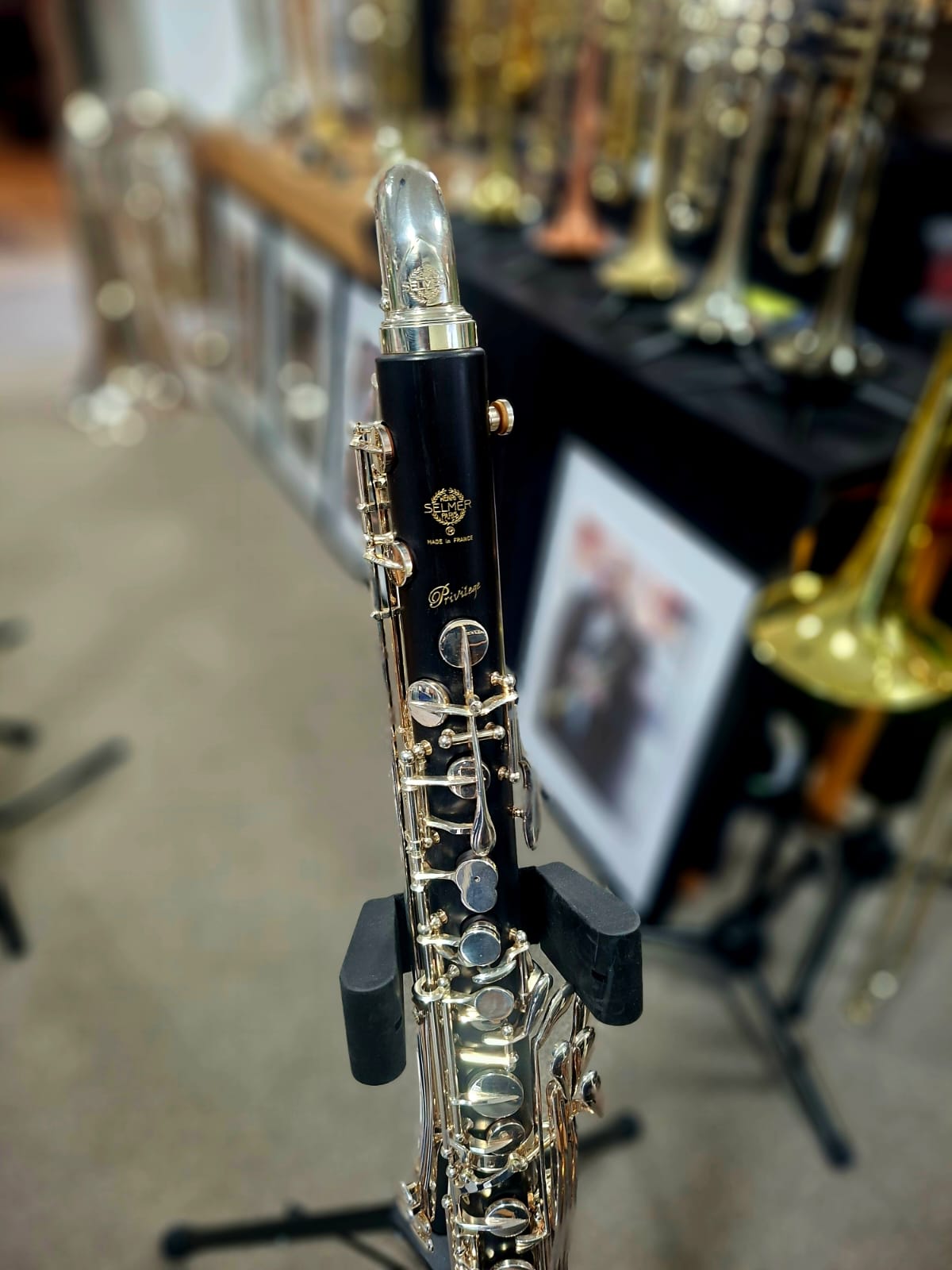 Pre-Loved Henri SELMER Paris Privilege Low C Bass Clarinet - Image 4