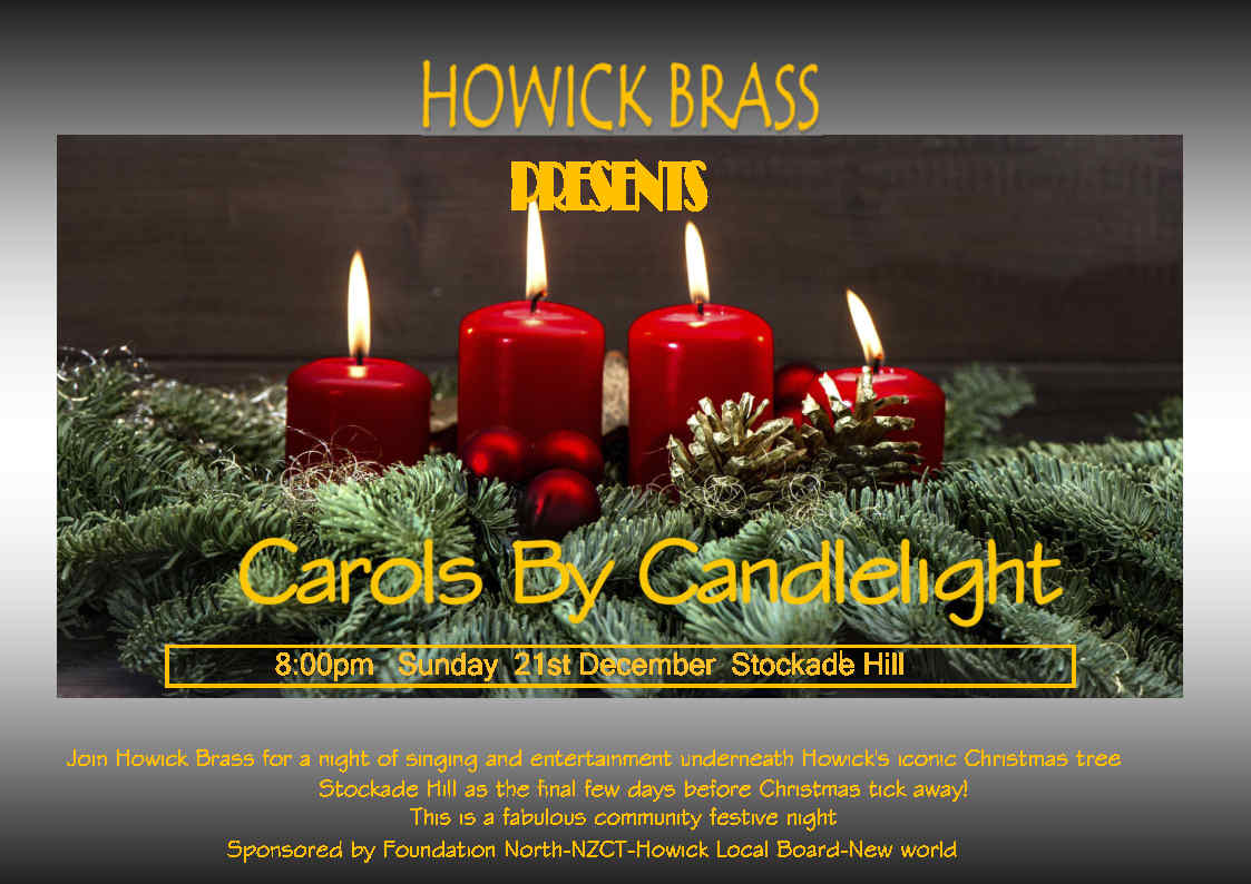Carols by Candlelight – Stockade Hill – 21st December