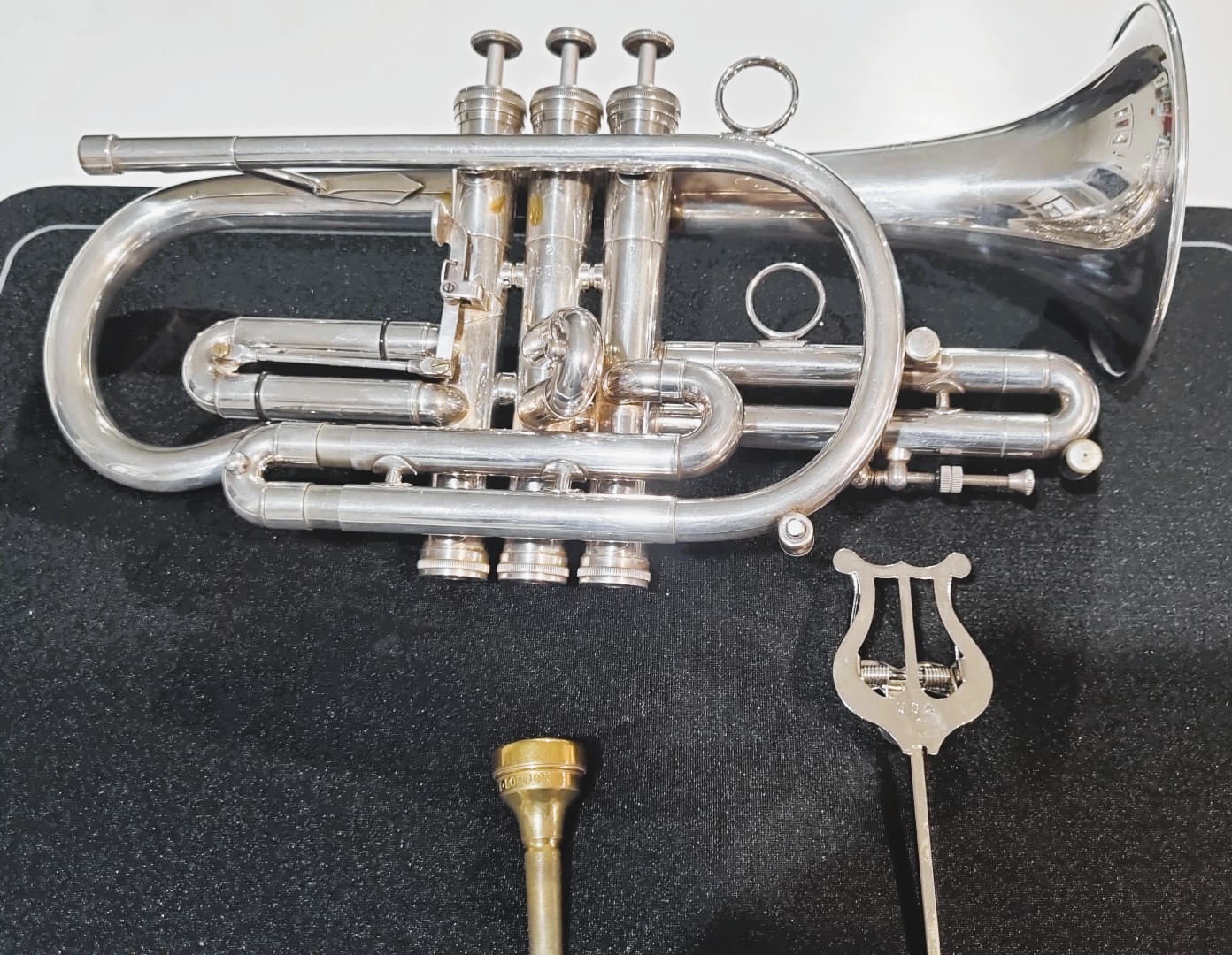 Pre-loved DEG (Donald E. Getzen) Bb Cornet - Image 2
