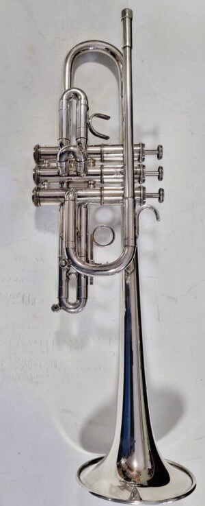 Pre-loved Getzen Eterna Silver Plated C Trumpet
